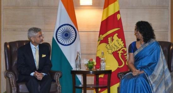 Sri Lankan PM Harini Meets Indian EAM Jaishankar